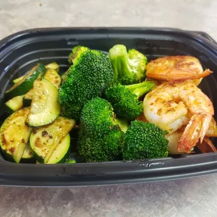 Grilled shrimp bowl