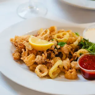 Calamari appetizer