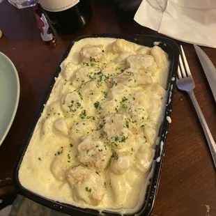 Alfredo Style with Pasta (with gnocchi)