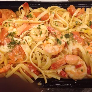 Shrimp scampi. Amazing