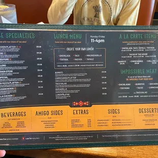 Menu May 2023
