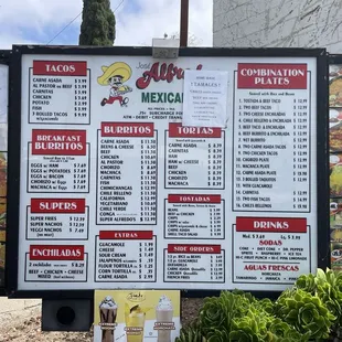 Menu, April 2024