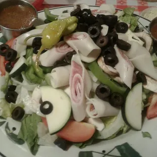 Antipasto salad single
