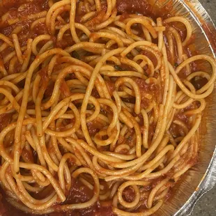 Spagetti with NO meat