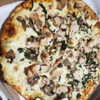 Chicken Alfredo Pizza