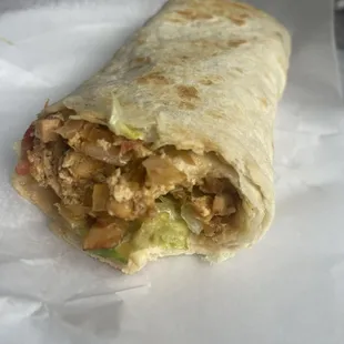 Egyptian breakfast wrap