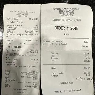 Added a 20% tip to a Togo order. I was not told this when I placed the order or I would have called somewhere else.