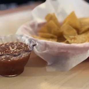 Chips and salsa. The 3rd bowl!