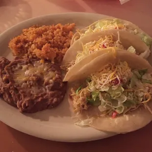 Soft shell chicken tacos