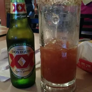Outstanding excellent thirst quencher Michelada!!