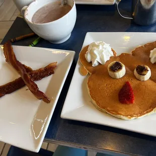 pancakes and bacon