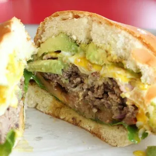 The Mexican burger.