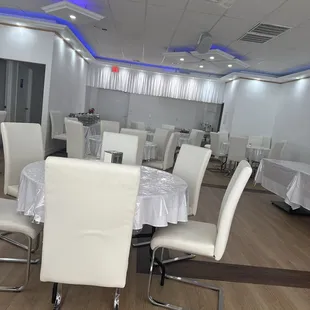 New dining area