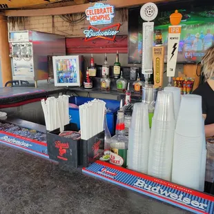 Upstairs bar