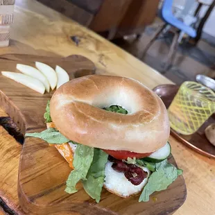 Bagel Egg and Bacon Sandwich