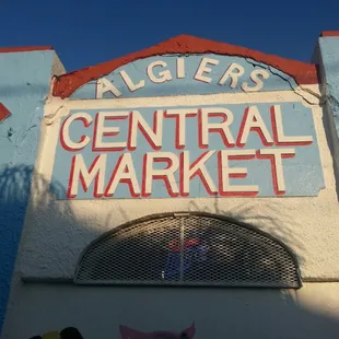 the entrance to the building