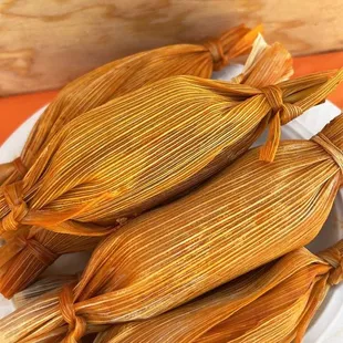 Tamales de puerco auténticos sinaloenses