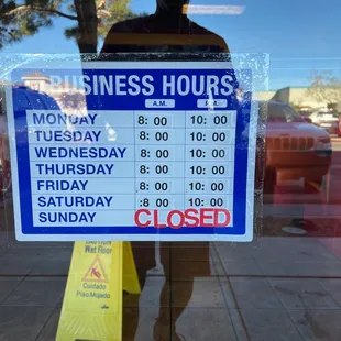 Hours of operation