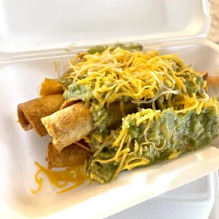 Rolled Chicken Tacos
