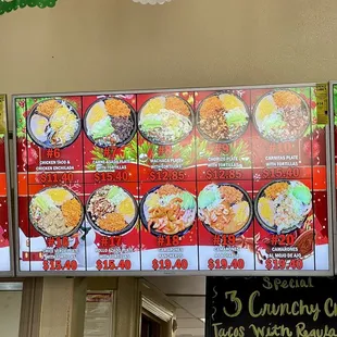 And menus