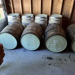 The rick room....these held the whiskey.