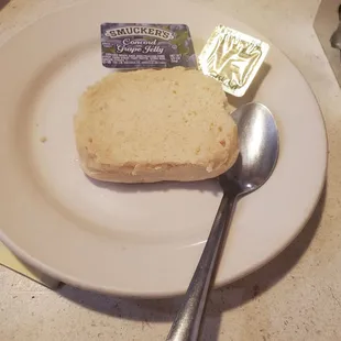 That's all that is left of our meal besides my coffee.