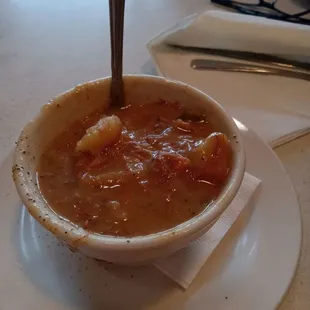 This is a old and sour beef pot pie soup