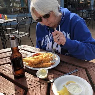 Mother's Day fish and chips!