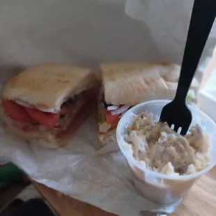 The Al Capone with Garlic Red Potato salad.  I really enjoyed this.  Wish I would have got more potato salad it was very good