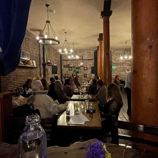 Inside the restaurant