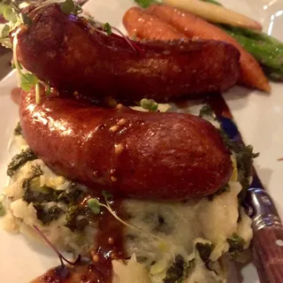 Sausage and Colcannon