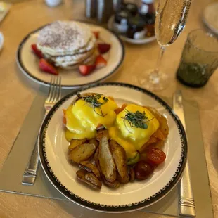 a plate of food on a table