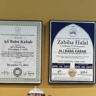 Halal meat Certifications