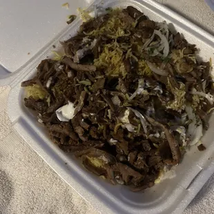 Beef Shawarma Platter