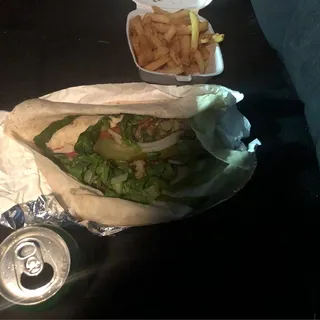 Falafel Wrap Meal