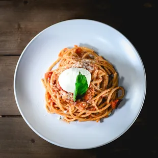 pasta dish, pasta, food