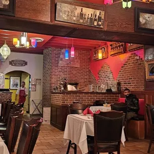 the interior of a restaurant