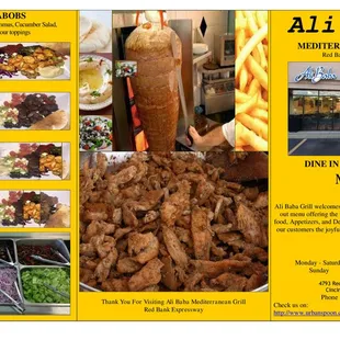 Kabob Menu
