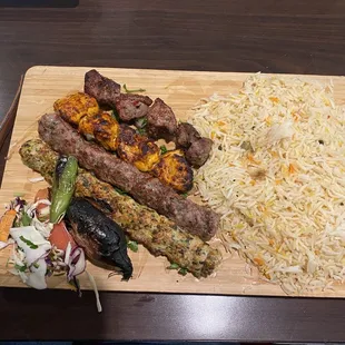 Kabob Combination Platter