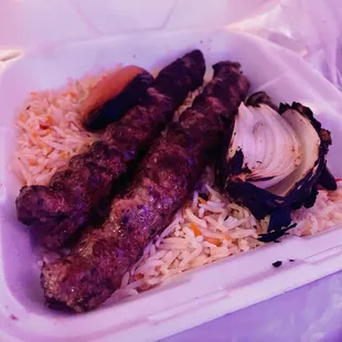 Chicken Kafta Kabob