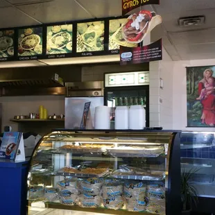 the interior of the restaurant