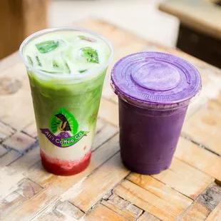 Strawberry Matcha + Ube (@miguelmoralesphotography on Instagram)