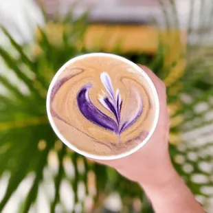 Taro Ube Latte