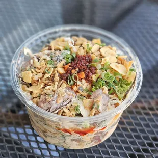 December 2024: Spicy creamy garlic ahi. $16/lbs