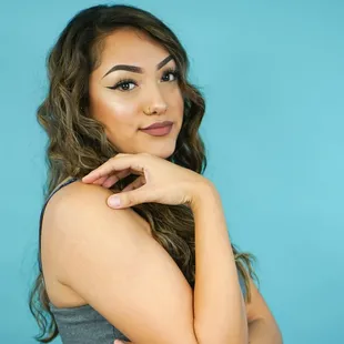 Light Blue Backdrop Color For in Studio Session