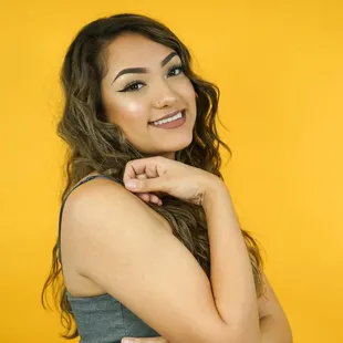 Yellow Backdrop Color For in Studio Session