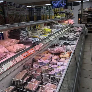 a display of meat