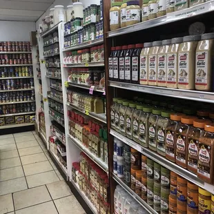 a variety of food items