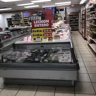 a display of meat