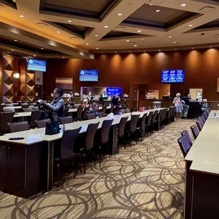 Their large bingo parlor